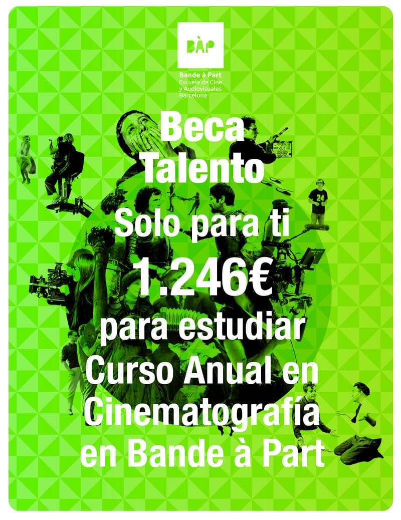 Beca Talent per estudiar Curs Anual a Cinematografia a Barcelona